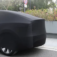 Tesla model3 المواد غطاء السيارة المخملية تمتد القماش الشمس الغبار غطاء السيارة الملحقات