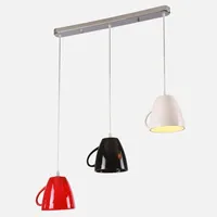 İskandinav minimalist fincan ışık demlik reçine aydınlatma restoran bar koridor kişilik yaratıcı avize kolye lambalar