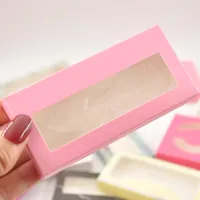 Pudełka z rzęsami makijaż hurtowe papierowe opakowanie pudełko rzęs niestandardowe logo dla 25 mm norki rzęs obudowa obudowa fałsz