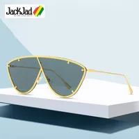 نظارات شمسية Jackjad 2021 الأزياء بارد مستقبل القط العين نمط سبايك النساء المسامير فريدة من نوعها تصميم نظارات الشمس 58127
