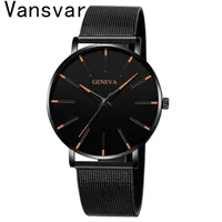 Vansvar Designer Watch Luxury Klockor Quartz Rostfritt stål Casual D Clock Armbandsur reloj Pulsera Mujer armbandsur