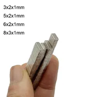 Küçük blok yüksek güç neodim demir bor perant mıknatıs, 3x2x1, 5x2x1, 8x3x1, 6x2x1, 8x3 * 1