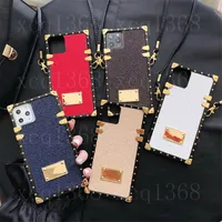 Designer Fashion Phone Cases per iPhone 14 13 12 11 Pro Max XS 8 7 Cover in pelle per Samsung Galaxy S22 S21 S20 S10 Nota 10 20 Caso Dropshipping