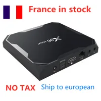 Nave dalla Francia X96 Max Plus Amlogic S905x3 Android 9.0 Scatola TV 4 GB 32 Smart 2.4G5GHZ Dual WiFi Bluetooth 8K 8K