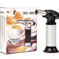 1300C Butane Scorch Torches Jet Flame Lighter Chef Cooking Refillable Adjustable Flame Kitchen Lighters Spray Gun Picnic Too