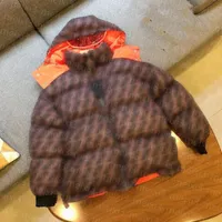 Зимняя пуховая куртка мужские женские пальто Классические съемки с обеих сторон с двойным сторонником полные буквы пальто женские мода уличная одежда ветрозащитный теплый унисекс