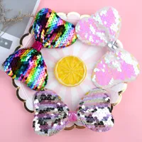 Free DHL Baby Girls Bow Hairpins Barrettes 5 Inch Mini Designer Bowknot Clips Children Cute Kids Hair Accessories Wholesale