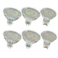 Bulbos KINGSO 4PCS 110V / 220V GU10 MR11 Mr11 4W 380lm 2835 18 LED Lâmpada embutida Spotlight Spoom Lamp Home Energy Economage