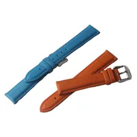 Bandes de montre Bandes de montre Bleu Orange Lézard Graine Bracelet de grain 14mm 16mm 18mm pour les bracelets de robe Femmes Mode Accessoires élégants