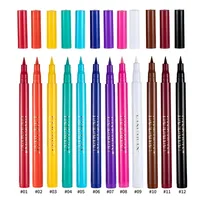 Handaiyan 12 Coloured Eyeliner Pencil Cream Eye Liner Pencils Waterproof Matte Long-lasting Sweetproof Eyes Makeup