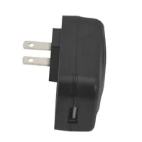 Hem Automation Möbler USB CHARGE Socket Power Adapter Supply American Standard Two Poles Flat Pins Plug 100-240V Utgång 5V2000MA för telefon Smart Watch-enheter