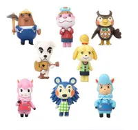Chegada nova 8 pçs / lote 7cm Animal Crossing Ação Figuras melhores presentes para crianças