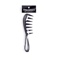 Big tooth comb men&#039;s plastic big back hair comb three-dimensional handle curve salon comb