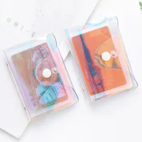 1pc Fashion Car Laser Clutch Wallet Credit Cards Holder 20 Bits Card Case Business ID Card Organizer Portable Car Storage