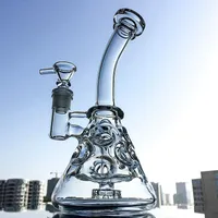 Beaker Swiss Perc Fab Egg Dab Rig Glass Bong Hookahs Showerhead Perc Percolate Oil Rigs 14mm Female Joint With Bowl Water Pipes
