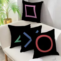 Письмо на подушках Love Home Cushion Covers Cotton Pure Black White Cover Dipa Dofa Decorative Almofadas 45x45см