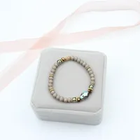 Beaded, Strands 1Pcs Fashion Korean Bracelets For Women Natural Stone Charms Bangles Crystal Beaded Bracelet Beach Female Jewelry B065