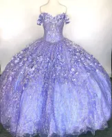 Elegancka Robe De Bal Quinceanera Dresses 2022 Appliqued Off The Ramię Sweet 16 Dress Pageant Suknie Vestidos 15 Años CG001