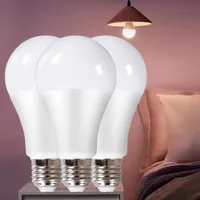 Lâmpadas E27 LED Lâmpada Lâmpada Indoor Iluminação 3W 5W 7W 9W 12W 18W 18W 220V Lâmpada de mesa Lâmpada Alto Brilho Morno / Branco Cool