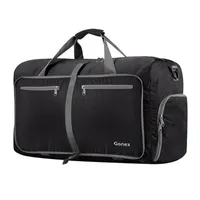 Duffel Bags Gonex 60 / 80L Travel Bagage Bag Mannen Dames Nylon Reizende Duffle Opvouwbare Ultralight Handtas voor vakantie zakenreis