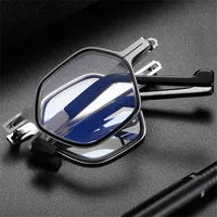 안티 푸른 빛 컴퓨터 읽기 글라스 유니섹스 접는 안경 디옵터 +1.0 1.5 2.0 2.0 2.5 3 3.5 선글라스