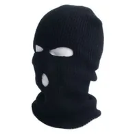 Зима теплые три отверстия шерсть вязаная шляпа анти террорист головной уборной бандит Baotou наружная маска