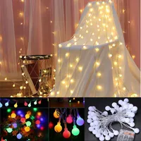20-LED Fairy Mini Małe Globe Bulb Ball String Lights Xmas Home Wakacje Wedding Party Christmas Decor Strings