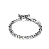 Link, Chain 2021 Test DIY Fashion Stainless Steel Bracelet For Men Accessories Jewelry Birthday Gift