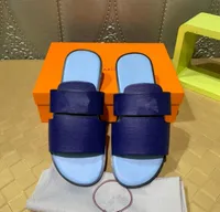 Klasik Erkek Kadın Sandalet Tasarım Ayakkabı Terlik Yılan Baskı Lüks Slayt Yaz Moda Geniş Düz Sandalet Terlik ile Kutusu Toz Çanta 38-46 H214