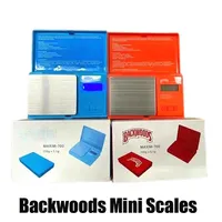 Backwoods Digital Scale Red Blue 700G 0.1g Jewelry Gold Dry Herb Herb Tobacco Stash Peso Vape Vape Dispositivo de medición Flip Style Kit vs Cookies A43