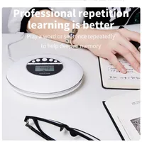 Rechargeable Bluetooth portable CD player suitable for family trips and cars children learning with stereo headset and shock protection a46