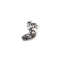 220pcs Antique Silver Alloy Christmas Stocking Charms Pendants For Jewelry Making, Earrings, Necklace And Bracelet 10x13.5mm A-645
