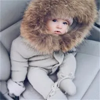 生まれたばかりの赤ちゃんかわいい厚いコート赤ちゃん冬の服フード付き幼児ジャケットガールボーイ暖かいコート子供衣装服女の子の衣装280 Z2