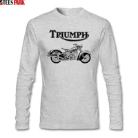 Racer Men O Neck White Motorcycle T-shirts Men Cheap Funny Tees Abstract Printing Long Sleeve Male T Shirts Tops 210329