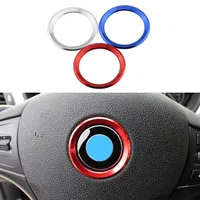 Color Color Auto de décoration Bague Volant Sticker cercle pour BMW M3 M5 E36 E46 E60 E90 E92 X1 F48 x3 x5 x6
