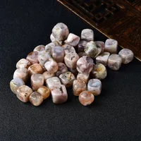 6 штук полированные натуральные сакуры агат роз кубик падают каменный гравий камень кристалл розовый розовый ручной полированный рыбный танк декор сад
