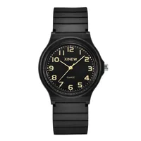 Armbanduhren Große Marke Uhren Herren Mode Gummiband SUTDENTS Wasserdichte Sport Quarz Montres de Marque Luxe Black 9726