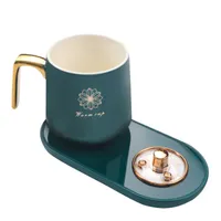 Tassen USB-Mode-Modell von konstanter Temperatur einstellbarer Tasse Matthalter Heizheizung Untersetzer Kaffee Tee mit Milch