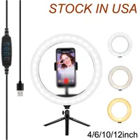 12-inch Ring Light Stand, Big Adjustable 3200-5500K LED RingLights with Ultra-wide Lighting Area for Camera Photography, YouTube Videos, Makeup