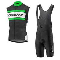 Equipo gigante Ciclismo Sin mangas Jersey (BIB) Maillot Shorts Sets Pro Ropa Montaña Respirable Racing Sports Bicycle Soft Skin Friendly Se puede mezclar 42425