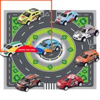 2022 toyshop 8Pcs Set Children's Alloy Car Pull Back 1 64 Diecast Kids Metal Action Model Cars Hot Educational Toy For Boy Gifts