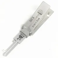 Nieuwe aankomst Lishi SC1 Locksmith Supplies 2 In 1 Lock Pick voor open slot deur huisopener Lockpick Set Tool