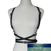 Women Sexy Harajuku O-Ring Garters Faux Leather Women Body Bondage Cage Sculpting Harness Waist Belt Straps Suspenders Belt Factory price expert design Quality