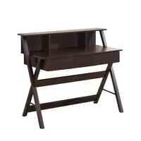 US Stock Techni Mobili Writing Desk with Storage, Wenge Commercial Furniture a25