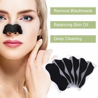 Masque pour éliminer les taches noires sur le nez, le nettoyage en profondeur, le soin de la peau, la contraction de pores, le traitement de l'acné, la bande de nettoyage, 10-50 uds.