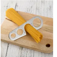 Paslanmaz Çelik Spagetti Ölçüm Araçları Dört Bölümleri Makarna Erişte Makinesi Mutfak Pişirme Hizmetleri Gadget'ları
