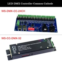 Controllers DC 12V 24V High Frequency DMX RGB Controller 3 CH 24 Channel Common Cathode Dmx512 Decoder For Lighting,LED Strip,Lamp,Bulb