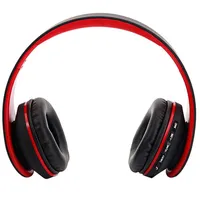 EE. UU. HY-811 Auriculares Plegable FM Estéreo MP3 Reproductor de MP3 Wired Auriculares Bluetooth Black Red A09 A04