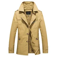 Men&#039;s Jackets Casual Thick Warm Autumn Winter Casacas Para Hombre Slim Plus Size Turn Down Collar Chaqueta