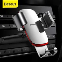 Baseus Gravity Car Phone Supporto 360 Rotazione Mobile clip con clip per cellulare Stand Bracket CD Slot Supporto per iPhone Samsung